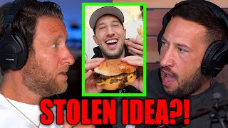 Dave Portnoy Confronts Mike Majlak For STEALING Food Review Idea!