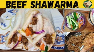 Mouthwatering Beef Shawarma |  Easy and Authentic Recipe | Tender Beef Shawarma @letscookuniquefood