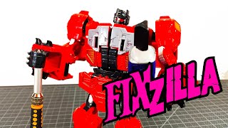 FIXZILLA: BLACK MAMBA OS POTP RED GRIMLOCK BROKEN IN TRANSIT!