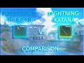 Poseidon's Trident VS Lightning Katana Comparison | Elemental Dungeons