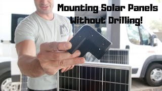 Mounting Solar Panels Without Drilling Through Van!