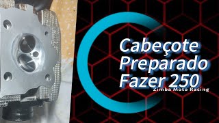 🔥 Cabeçote Preparado Fazer 250 até 2017 antes e Depois 🔥