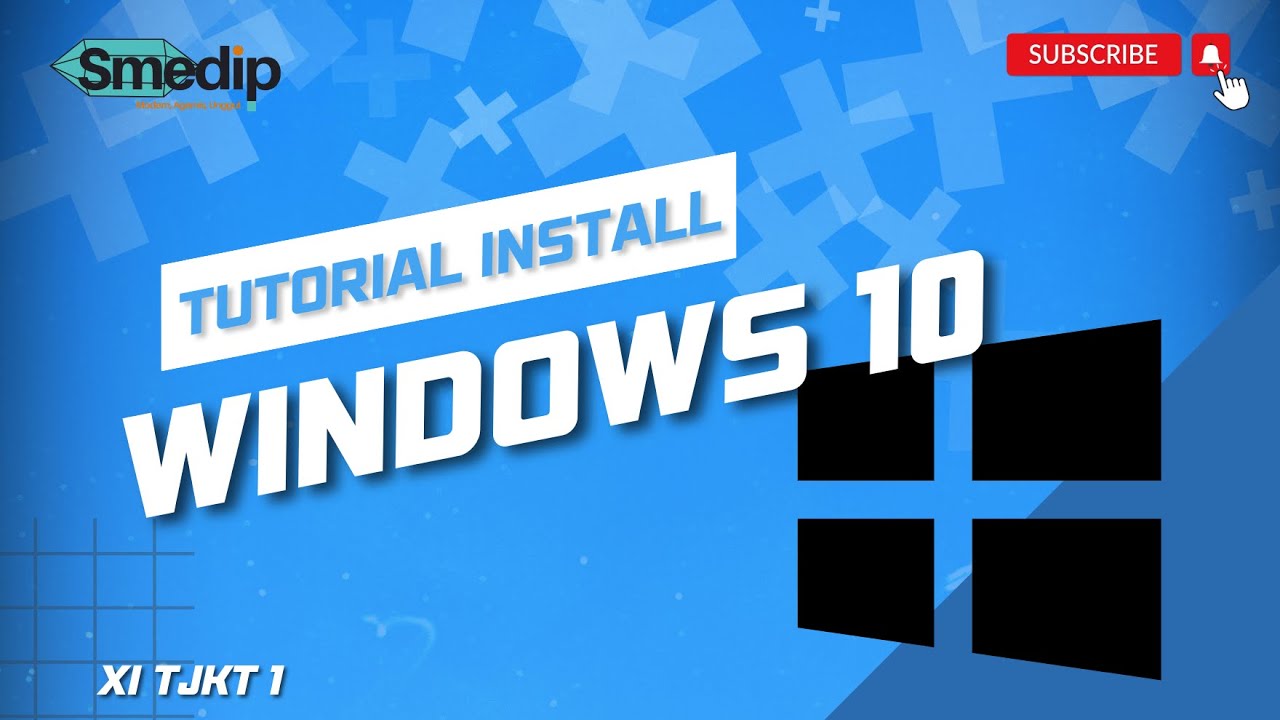 Tutorial Install Windows 10 Youtube