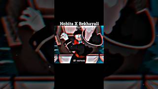 Nobita X Bekhayali 😎| Kabir Singh Edits🔥 | Nobita attitude status 😈| #shorts #song