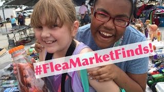 Flea Market Finds! Bratz Hunting at New Castle County Farmers Market with Banana & KGirl!