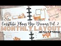 CASSTHETIC PLANS NEW RELEASE BOHO DREAMS VOL. 2 | MONTHLY LAYOUT PLAN WITH ME | HAPPY PLANNER