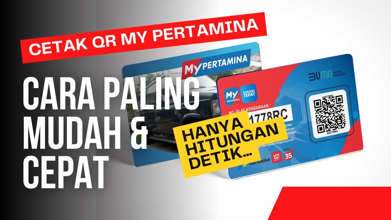 Cetak QR Code My Pertamina Sublimasi - YouTube