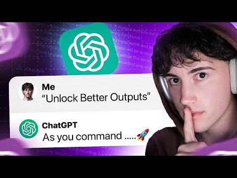 10 Secrets to BETTER ChatGPT Output! (Important)