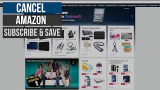 How to Cancel Amazon Subscribe and Save Subscription
