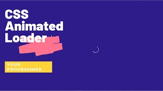 Animated CSS Loader 2021 | Ring Loader | HTML & CSS Tutorials for Beginners