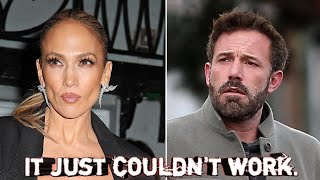 Jennifer Lopez loses Ben Affleck again. It was never meant to be.