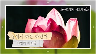 [집에서 하는 하안거] 71일차 깨어남