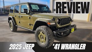 2025 Jeep Wrangler '41 Edition | Review \u0026 Highlights | The New Vintage 4xe |