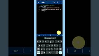 Python Program To Multiply Two Numbers || Pydroid || Python Code || Tocy_codeR