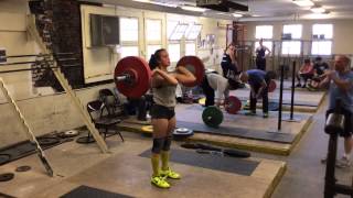 Marina - 75kg clean and jerk