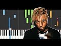 Juice Wrld - Robbery (Piano Tutorial)