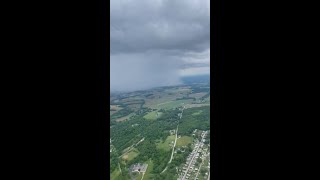 What an Isolated Shower looks like from a Helicopter