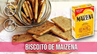 BISCOITO DE MAIZENA FÁCIL SEM GLÚTEN SEM LEITE SEM OVO [VEGANO]