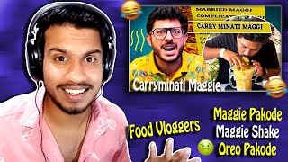 INDIAN FOOD MAGIC Reaction by Syed Reels😜😆 | CARRYMINATI MAGGIE😂 @carryminati