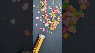 Party popper | Confetti popper #diy #athiscraftycoop #shorts #youtubeshorts #partypopper #confetti