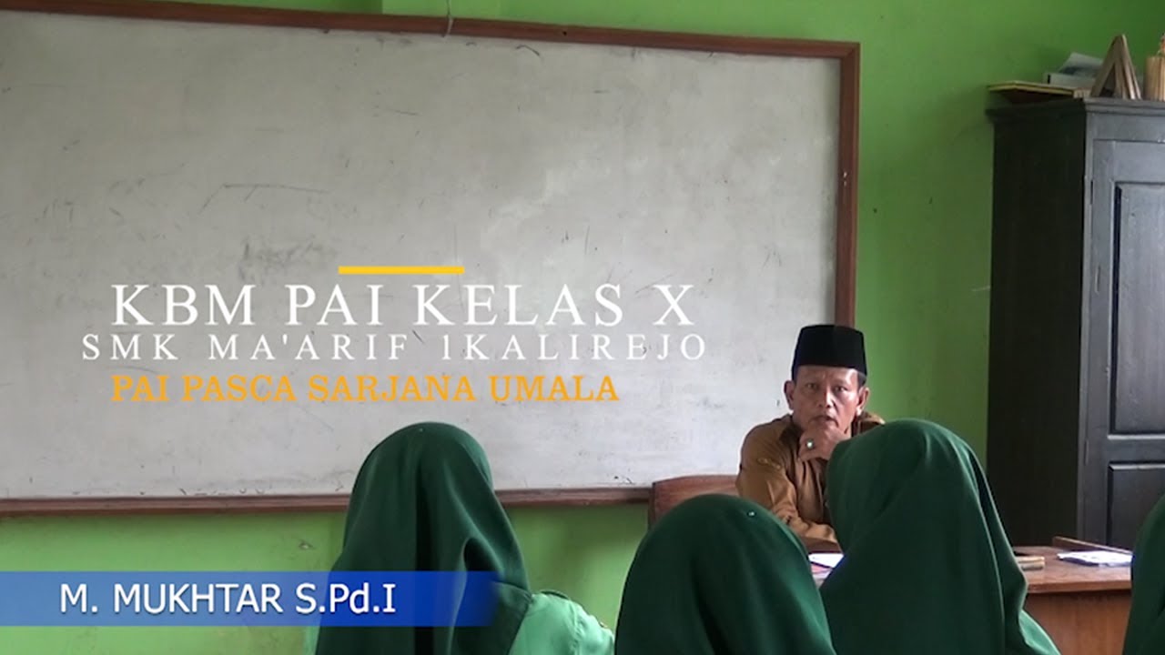 KBM KELAS X SMK Maarif 1 Kalirejo - YouTube