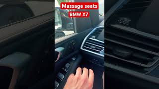 Massage seats | BMW X7 M-package #shorts