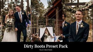 Edit Like Dirty Boots \u0026 Messy hair | Wedding Free Preset Pack😱