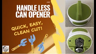 Joseph Can Opener - How to open a can quickly, easily, and clean cut!