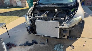 2013 Nissan Rogue Radiator Replacement.