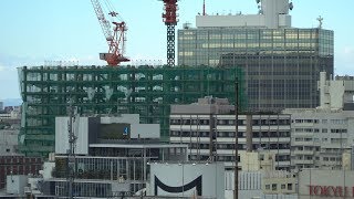 （仮称）渋谷区役所建替プロジェクトの建設状況（2017年11月19日）