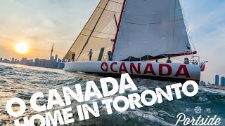 IMOCA Open 60 Yacht O Canada in Toronto Harbour