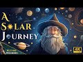 A Solar Journey: Guided Sleep Meditation Space Documentary of our Solar System | Wizard Voice ASMR