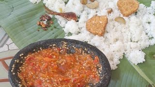 PAPAJAR, Makan NASI LIWET rame-rame