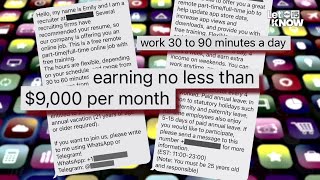People are losing money replying to phony job offer text scams