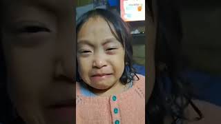 Oscar winning acting by cute girl #funny #crying