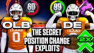 The Secret To Position Change Exploits In CFB 26 Dynasty