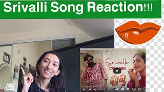AMERICAN REACTION SRIVALLI (TELUGU) SONG! PUSHPA | ALLU ARJUN | RASHMIKA