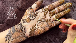 Very Beautiful Stylish Mehndi Design For Hands | Beautiful Latest Henna Design tutorial #henna