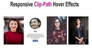 Responsive Clip-Path Hover Effects 2021