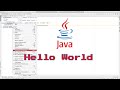 Java Tutorial 1 - How to Create Your FIRST 