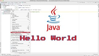 Java Tutorial 1 - How to Create Your FIRST "Hello World" Application