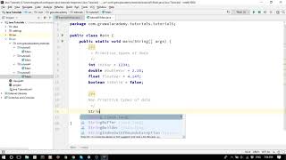 Java Beginners Tutorial - 5 Primitive vs Non Primitive data types