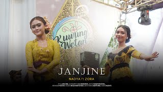 JANJINE - Nadya ft Zora || KUWUNG WETAN || Live Rumah Cak Percil