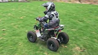 Sawyer riding his ATV 4/14/24