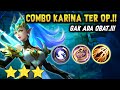 COMBO KARINA TER OP.!! KARINA WYRMSLAYER GAK ADA OBAT.!! MAGIC CHESS MOBILE LEGENDS