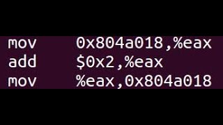 Assembly code for using global variables
