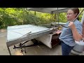 opening and closing a 1969 apache mesa camper