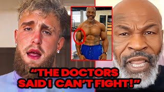 AN ANGRY Mike tyson reacts to JAKE PAUL'S FAKE INJURY TO AVOID THEIR FIGHT!press conference 2024