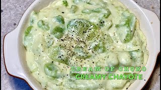 Creamy Chayote or Chokoes Cheekyricho Cooking Youtube Video Recipe ep.1,357