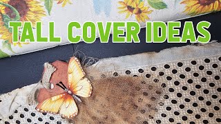 Heres how you make stunning tall junk journal covers |  basic to lots more!